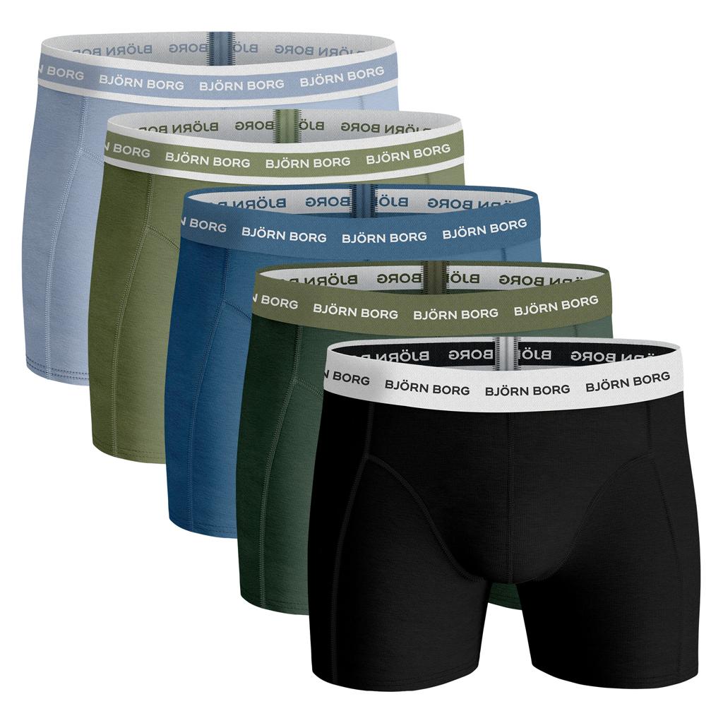 Björn Borg Ess. Cotton Shorts - 5 pack Björn Borg Ess. Cotton Shorts - 5 pack