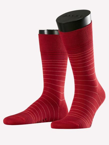 Falke Regular Stripe Rood falke kopen in de aanbieding