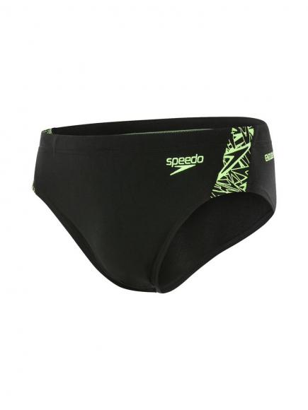 Speedo End Boom Splice 7Cm Brief Geelzwart speedo kopen in de aanbieding