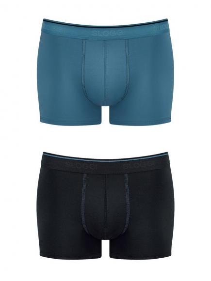 Sloggi 247 Microfibre Short C2P Blauw sloggi kopen in de aanbieding