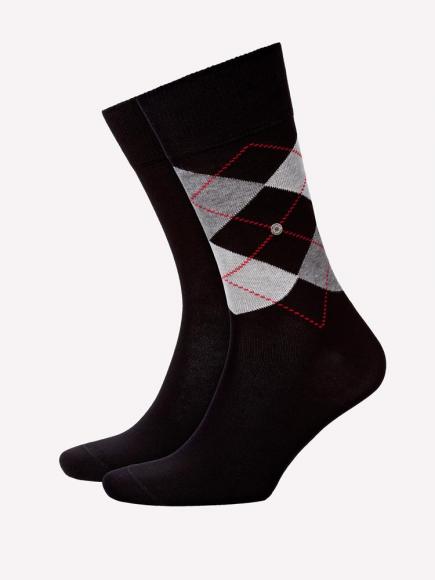 Burlington Eday Mix 2 Pack Zwart burlington kopen in de aanbieding