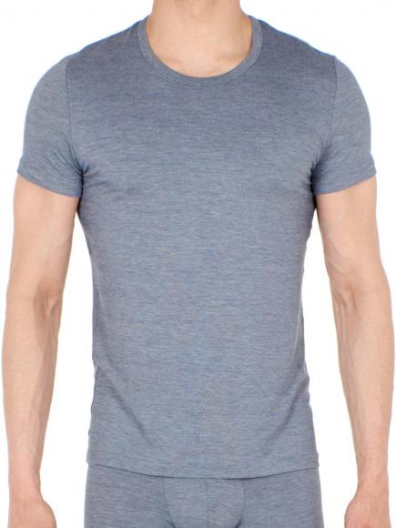 HOM T-Shirt Crew Neck - Gallant Blauw/Grijs HOM T-Shirt Crew Neck - Gallant Blauw/Grijs