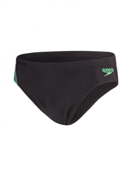 Speedo E10 Placement 7Cm Brief Zwartgrijs speedo kopen in de aanbieding