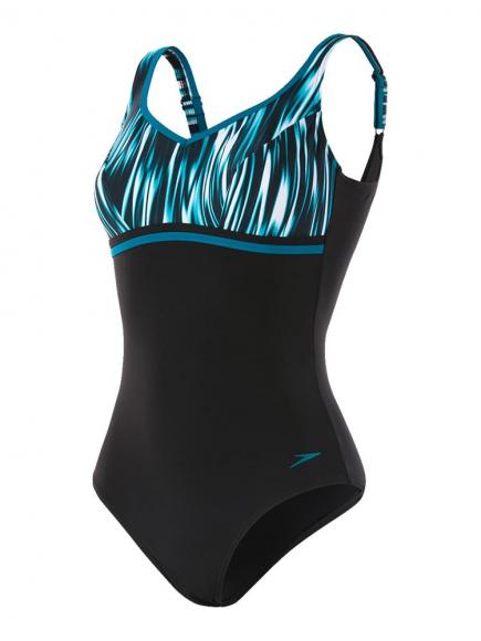 Speedo Sculpture Contourluxe 1P Zwart Speedo Sculpture Contourluxe 1P Zwart