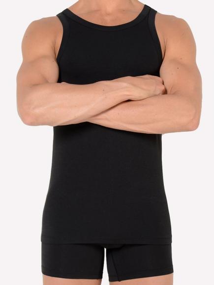 Hom Smart Cotton Tanktop Zwart hom kopen in de aanbieding