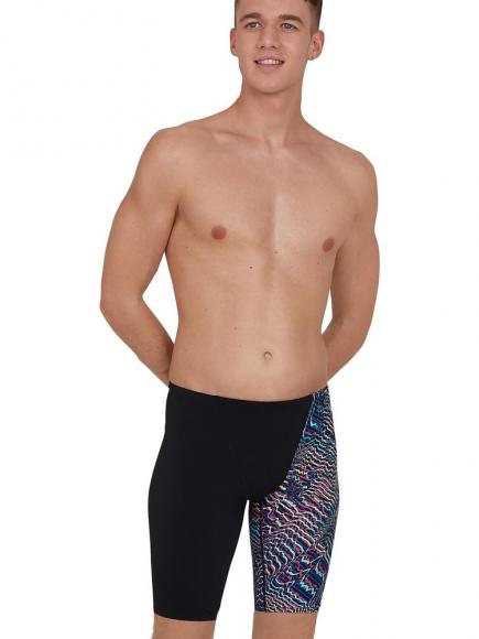 Speedo END All Dig V-Cut Jammer Zwart Speedo END All Dig V-Cut Jammer Zwart