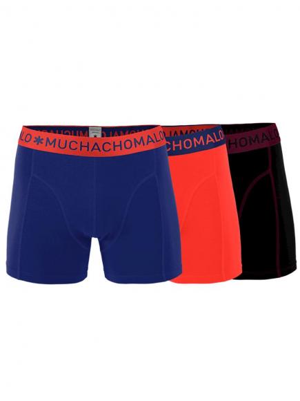 Muchachomalo Shorts 3 Pack Blauwrood muchachomalo kopen in de aanbieding