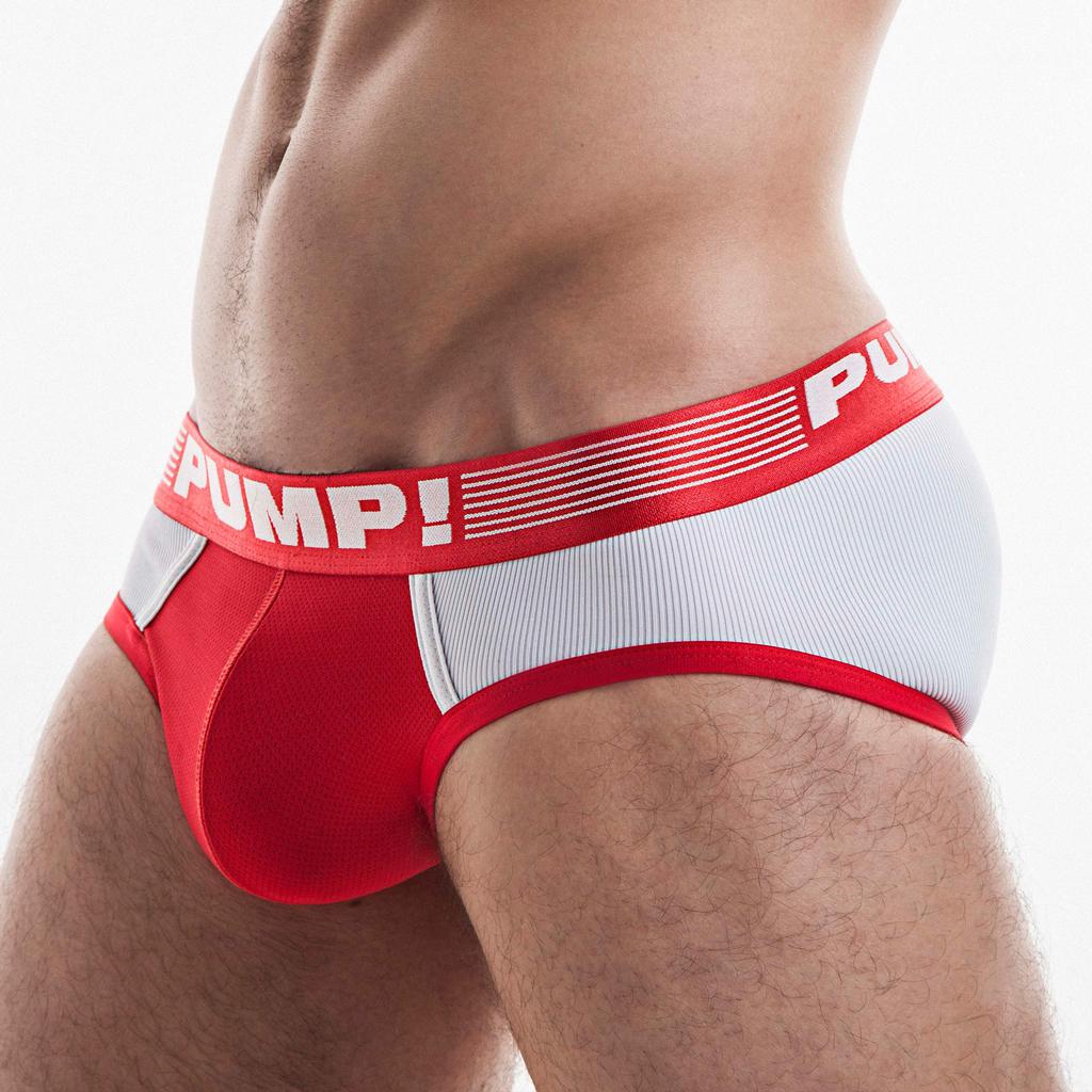 PUMP! Brief - Red Ribbed PUMP! Brief - Red Ribbed