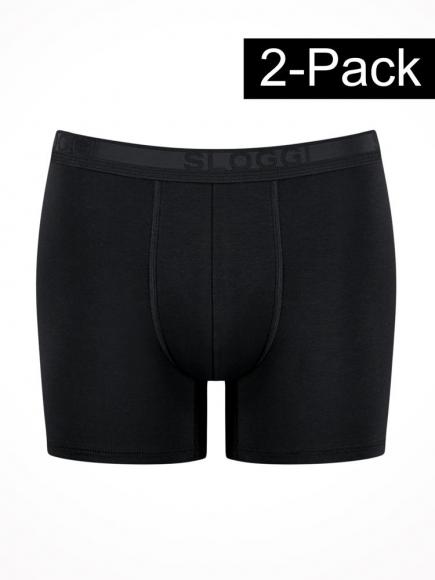 Sloggi Evernew Short 2 Pack Zwart sloggi kopen in de aanbieding
