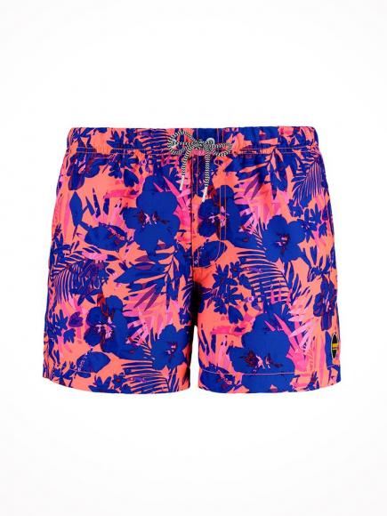 Shiwi Zwemshort Fresh Flowers Oranje shiwi kopen in de aanbieding