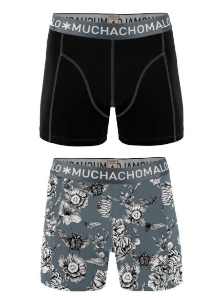 Muchachomalo 2 Pack Short Beex Print Zwart muchachomalo kopen in de aanbieding