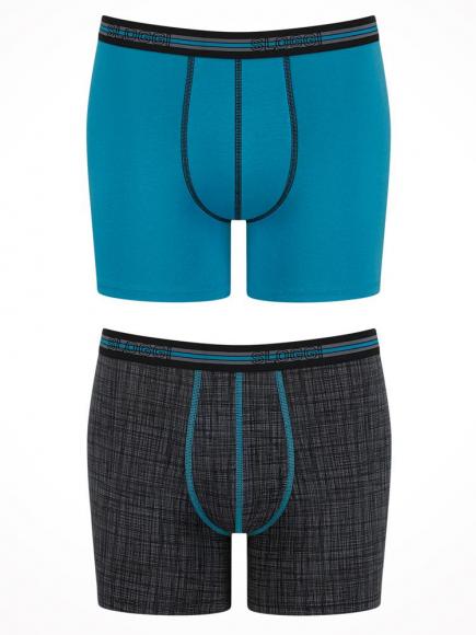Sloggi Match Short C2P Blauw Sloggi Match Short C2P Blauw