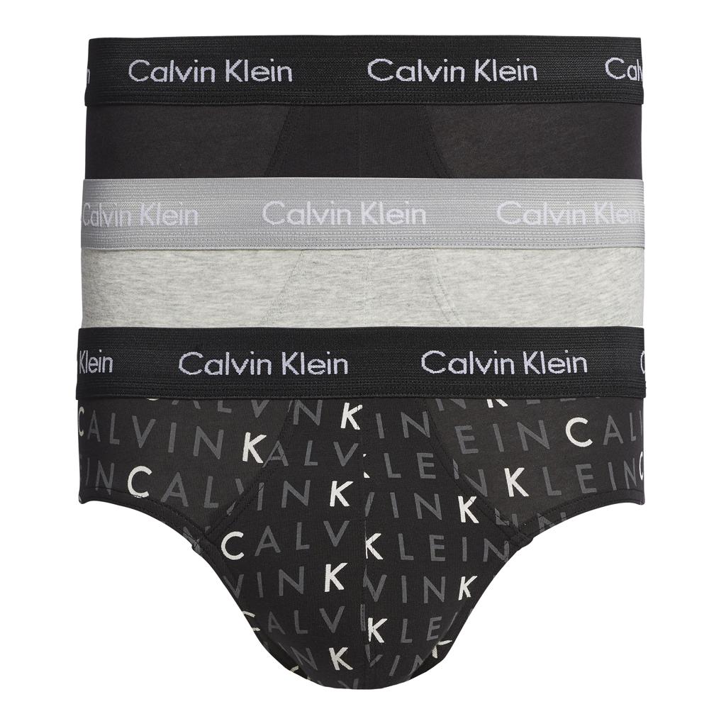 Calvin Klein 3p Hip Brief - Cotton Stretch Calvin Klein 3p Hip Brief - Cotton Stretch