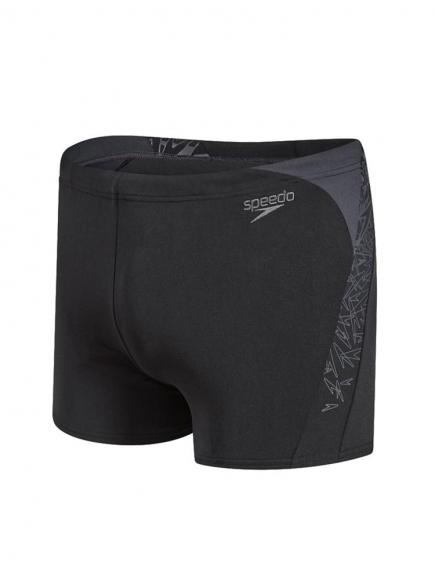 Speedo End Boom Splice Aquashort Zwartgrijs speedo kopen in de aanbieding