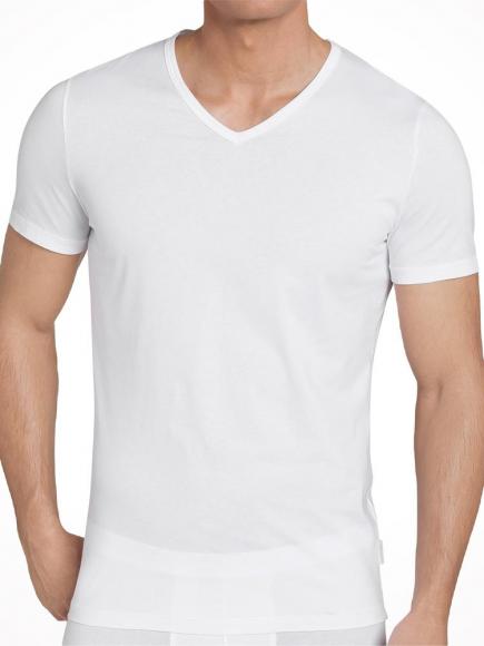 Sloggi Evernew Shirt 03 V Neck Wit sloggi kopen in de aanbieding