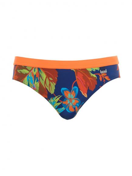 Hom Swim Mini Briefs Paradisiaque Blauw hom kopen in de aanbieding