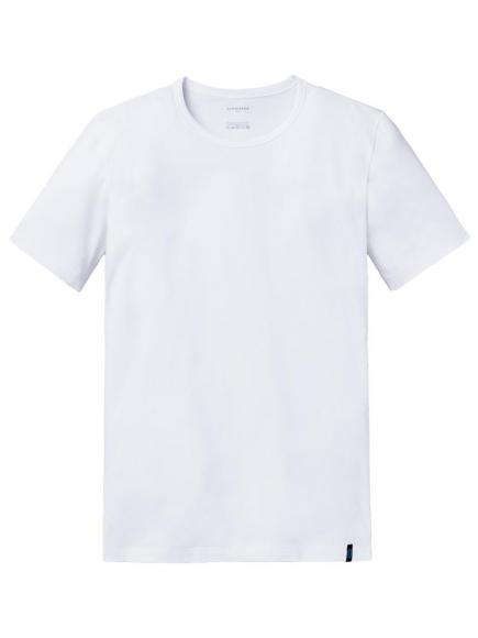 Schiesser 955 Shirt 12 Crew Neck Wit schiesser kopen in de aanbieding