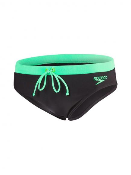 Speedo E10 Contrast 7Cm Brief Groenzwart speedo kopen in de aanbieding