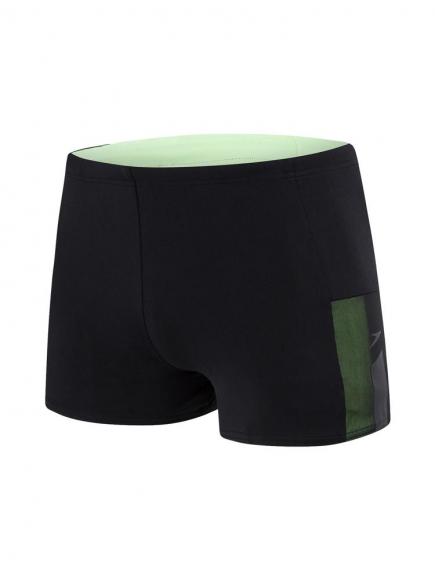 Speedo End Mesh Panel Aquashort Geelzwart speedo kopen in de aanbieding