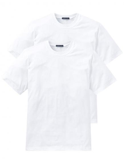 Schiesser 2 Pack American T Shirt Wit schiesser kopen in de aanbieding
