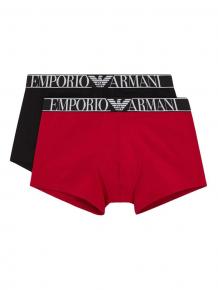 Emporio Armani Ondergoed / Badmode / boxershorts 2 Pack Red/Blue Marine in  rood 820343